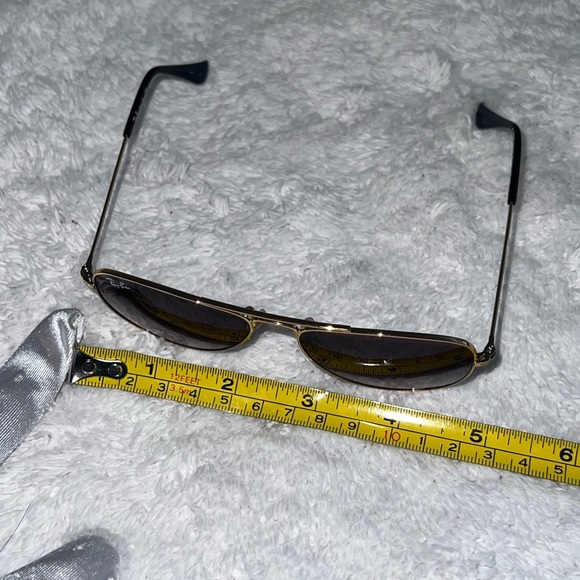 Ray-Ban Toddler Aviator Sunglasses Gold Frame Brown Lenses Baby Kids - Picture 11 of 11